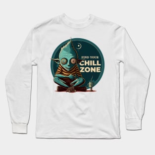 Find your Chill Zone | Meditation T-shirt Long Sleeve T-Shirt